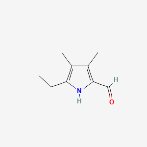 5-Ethyl-3,4-dimethyl-1H-pyrrole-2-carbaldehyde