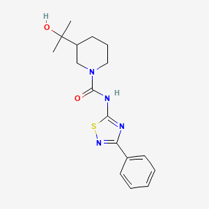 3-(1-hydroxy-1-methylethyl)-N-(3-phenyl-1,2,4-thiadiazol-5-yl)piperidine-1-carboxamide