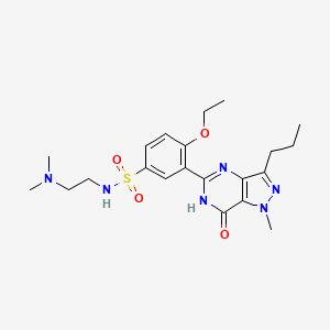 molecular formula C21H30N6O4S B590606 Descarbonsildenafil CAS No. 1393816-99-3