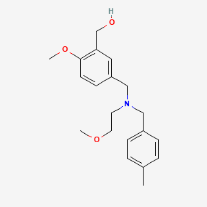 (2-methoxy-5-{[(2-methoxyethyl)(4-methylbenzyl)amino]methyl}phenyl)methanol