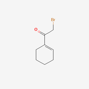 molecular formula C8H11BrO B590608 2-Bromo-1-(cyclohex-1-en-1-yl)ethan-1-one CAS No. 137994-00-4