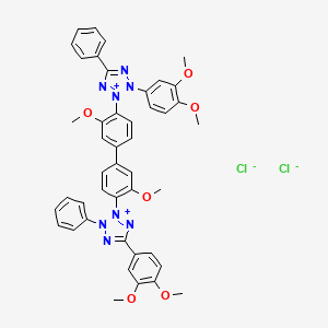 molecular formula C44H40Cl2N8O6 B590611 香草基四唑蓝 CAS No. 127615-65-0