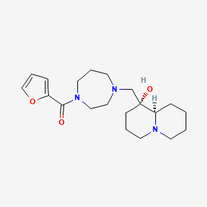 (1R,9aR)-1-{[4-(2-furoyl)-1,4-diazepan-1-yl]methyl}octahydro-2H-quinolizin-1-ol