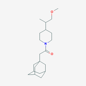 molecular formula C21H35NO2 B5906233 1-(1-adamantylacetyl)-4-(2-methoxy-1-methylethyl)piperidine 