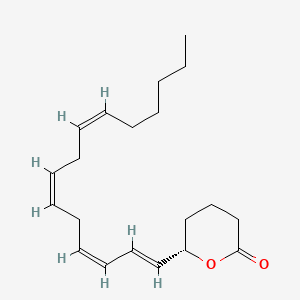 molecular formula C20H30O2 B590640 5(S)-HETE 内酯 CAS No. 127708-42-3