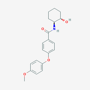 N-[(1S*,2S*)-2-hydroxycyclohexyl]-4-(4-methoxyphenoxy)benzamide