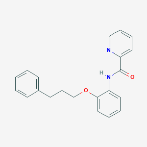 N-[2-(3-phenylpropoxy)phenyl]pyridine-2-carboxamide