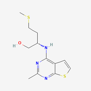 (2S)-2-[(2-methylthieno[2,3-d]pyrimidin-4-yl)amino]-4-(methylthio)butan-1-ol