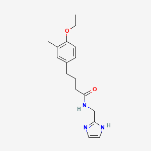 4-(4-ethoxy-3-methylphenyl)-N-(1H-imidazol-2-ylmethyl)butanamide