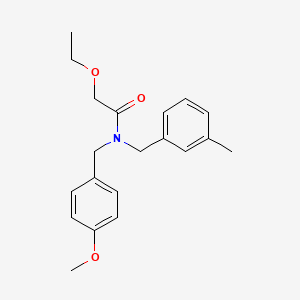 2-ethoxy-N-(4-methoxybenzyl)-N-(3-methylbenzyl)acetamide
