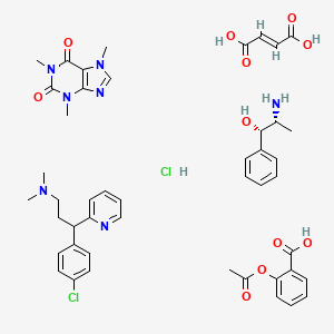Aspirin mixture with Caffeine, Chlorpheniramine and Phenylpropanolamine