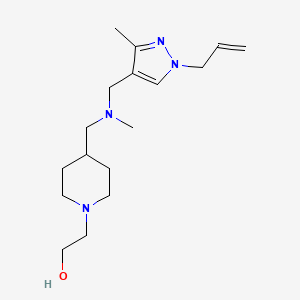 2-(4-{[[(1-allyl-3-methyl-1H-pyrazol-4-yl)methyl](methyl)amino]methyl}piperidin-1-yl)ethanol