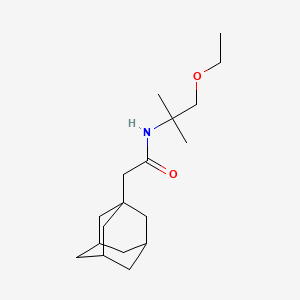 2-(1-adamantyl)-N-(2-ethoxy-1,1-dimethylethyl)acetamide