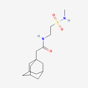 2-(1-adamantyl)-N-{2-[(methylamino)sulfonyl]ethyl}acetamide