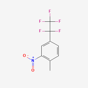 1-Methyl-2-nitro-4-(perfluoroethyl)benzene