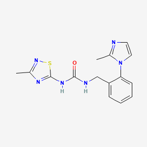 N-[2-(2-methyl-1H-imidazol-1-yl)benzyl]-N'-(3-methyl-1,2,4-thiadiazol-5-yl)urea
