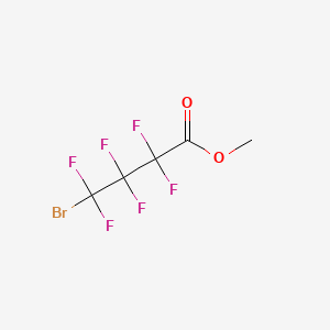 molecular formula C5H3BrF6O2 B590678 Methyl 4-bromo-2,2,3,3,4,4-hexafluorobutanoate CAS No. 128160-31-6