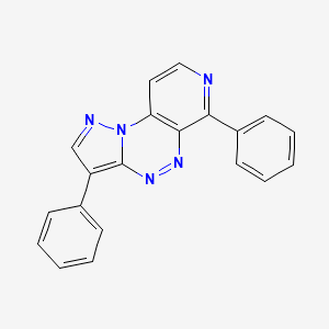 5,10-Diphenyl-2,3,7,8,11-pentazatricyclo[7.4.0.02,6]trideca-1(9),3,5,7,10,12-hexaene