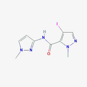 4-iodo-1-methyl-N-(1-methyl-1H-pyrazol-3-yl)-1H-pyrazole-5-carboxamide