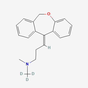 molecular formula C19H21NO B590688 cis,trans-Doxepin-D3 CAS No. 138387-16-3