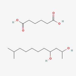 molecular formula C18H36O6 B590691 Hexanedioic acid;10-methylundecane-2,4-diol CAS No. 132435-02-0