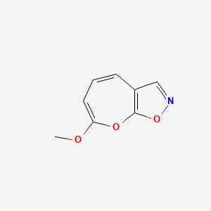 molecular formula C8H7NO3 B590693 7-Methoxyoxepino[3,2-d]isoxazole CAS No. 133708-06-2