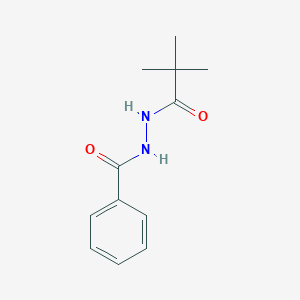 molecular formula C12H16N2O2 B5906933 N'-(2,2-dimethylpropanoyl)benzohydrazide 