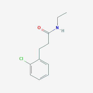 molecular formula C11H14ClNO B5907008 3-(2-chlorophenyl)-N-ethylpropanamide 
