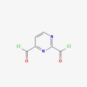 molecular formula C6H2Cl2N2O2 B590704 Pyrimidine-2,4-dicarbonyl dichloride CAS No. 137150-91-5