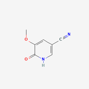 molecular formula C7H6N2O2 B590709 5-methoxy-6-oxo-1H-pyridine-3-carbonitrile CAS No. 138256-04-9
