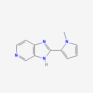 molecular formula C11H10N4 B590719 2-(1-methyl-1H-pyrrol-2-yl)-1H-imidazo[4,5-c]pyridine CAS No. 131302-09-5