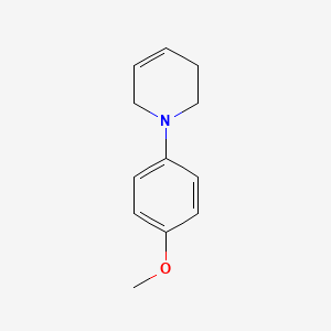 molecular formula C12H15NO B590729 1-(4-Methoxyphenyl)-1,2,3,6-tetrahydropyridine CAS No. 133157-31-0