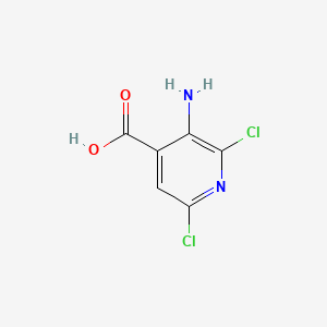 molecular formula C6H4Cl2N2O2 B590733 3-Amino-2,6-dichloroisonicotinic acid CAS No. 58484-01-8