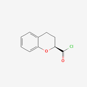 molecular formula C10H9ClO2 B590740 (2S)-3,4-Dihydro-2H-chromene-2-carbonyl chloride CAS No. 130049-78-4