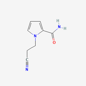 1-(2-Cyanoethyl)-1H-pyrrole-2-carboxamide
