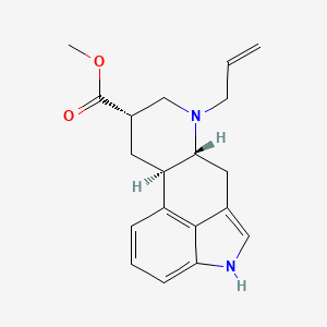 molecular formula C19H22N2O2 B590771 6-Allyldihydronorisolysergic Acid Methyl Ester CAS No. 86891-16-9