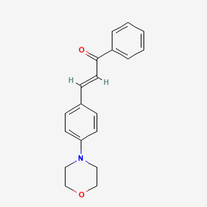 3-[4-(4-morpholinyl)phenyl]-1-phenyl-2-propen-1-one