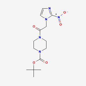 1-(T-Butoxycarbonyl)-4-(2-nitroimidazol-1-ylacetyl)piperazine