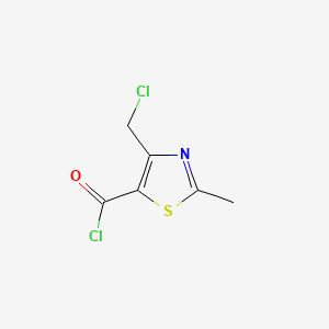 4-(Chloromethyl)-2-methyl-1,3-thiazole-5-carbonyl chloride