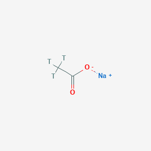 Acetic acid, sodium salt, [3H]