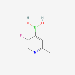 molecular formula C6H7BFNO2 B590801 (5-氟-2-甲基吡啶-4-基)硼酸 CAS No. 1310404-23-9