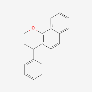 molecular formula C19H16O B590802 3,4-Dihydro-4-phényl-2H-benzo[h]chromene CAS No. 94305-25-6