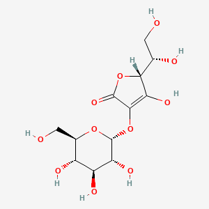 molecular formula C12H18O11 B590808 2-O-alpha-D-Glucopyranosyl-L-ascorbic acid CAS No. 129499-78-1
