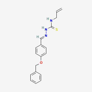 molecular formula C18H19N3OS B5908088 4-(benzyloxy)benzaldehyde N-allylthiosemicarbazone 