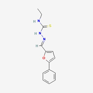 molecular formula C14H15N3OS B5908168 5-phenyl-2-furaldehyde N-ethylthiosemicarbazone 