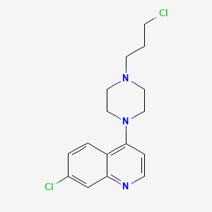 molecular formula C16H19Cl2N3 B590853 7-Chloro-4-[4-(3-chloropropyl)piperazin-1-yl]quinoline CAS No. 4038-99-7