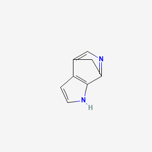 molecular formula C8H6N2 B590855 1H-4,7-Methanopyrrolo[2,3-c]pyridine CAS No. 128710-65-6