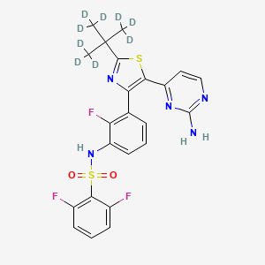 molecular formula C23H20F3N5O2S2 B590880 Dabrafenib-d9 CAS No. 1423119-98-5