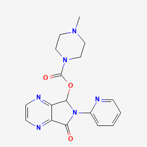 molecular formula C17H18N6O3 B590888 Deschloro-Zopiclone CAS No. 1348046-61-6