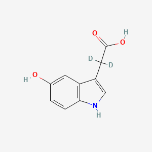 molecular formula C10H9NO3 B590903 5-Hydroxyindole-3-acetic-2,2-d2 acid CAS No. 56209-31-5